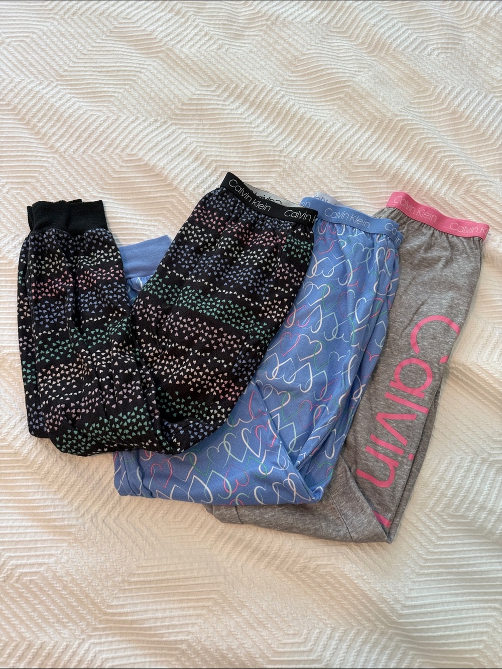 Calvin Klein Girls' Jogger pajama pants